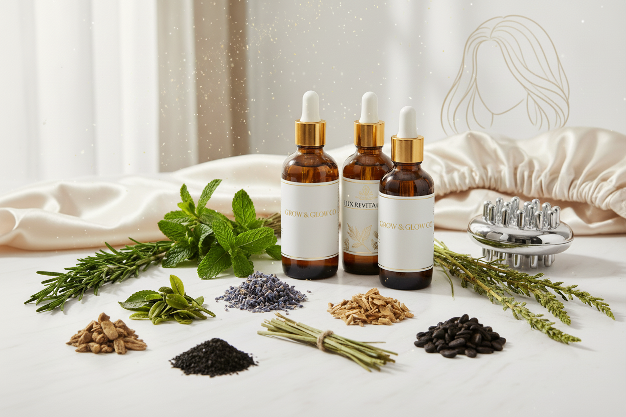 PLEASE LABEL THE BOTTLES WITH THE WORDS "GROW & GLOW CO." REMOVE PREVIOUS LABEL. I LOVE THIS IMAGE